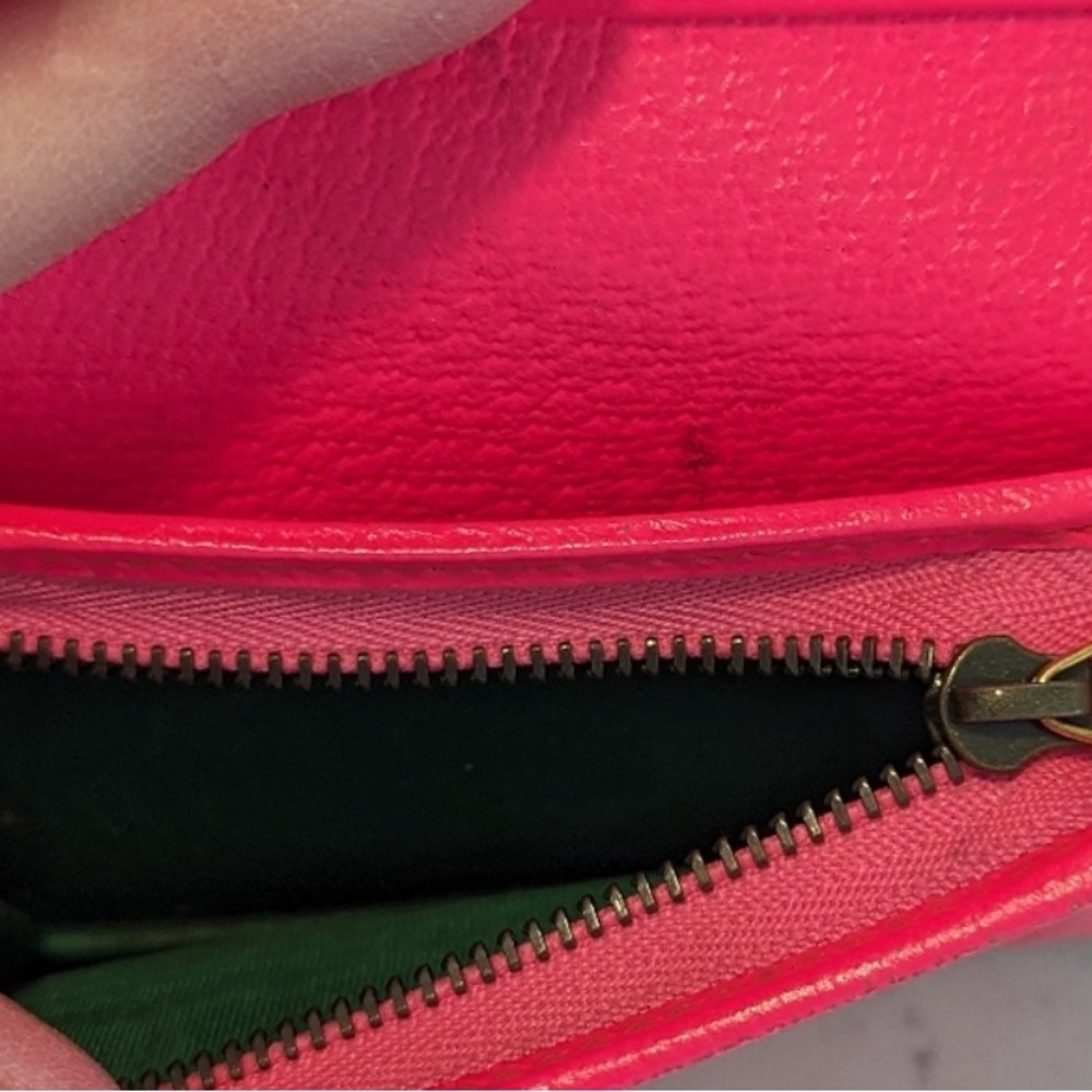 Gucci Pink Floral GG Horsebit Card Case - Picture 10 of 11
